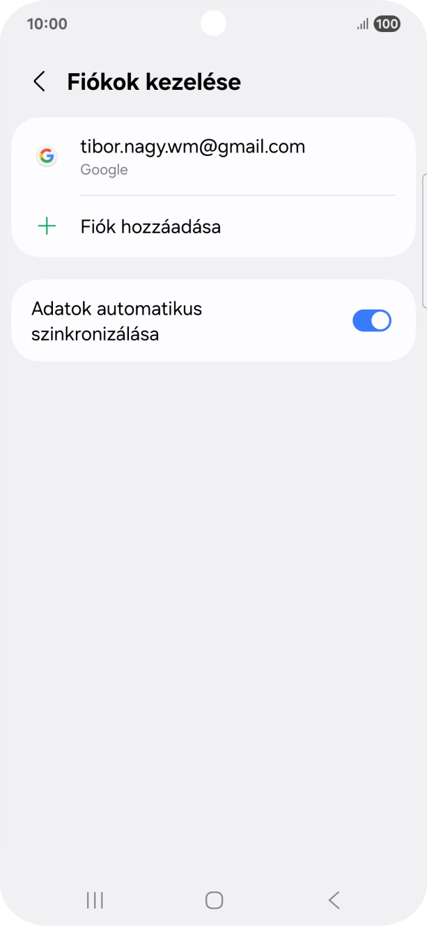 A befejezéshez, és ahhoz, hogy visszatérhess a főképernyőhöz, nyomd meg a főgombot.