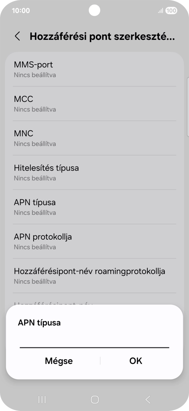 Írd be azt, hogy default, és válaszd az OK lehetőséget.