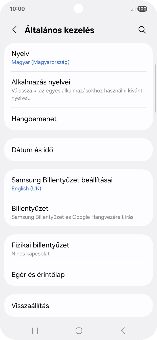 Válaszd a Visszaállítás lehetőséget.