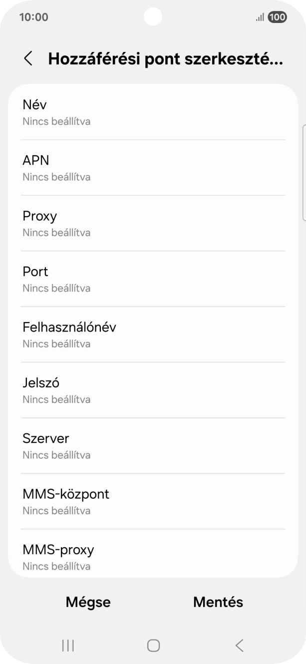 Válaszd a Név lehetőséget.