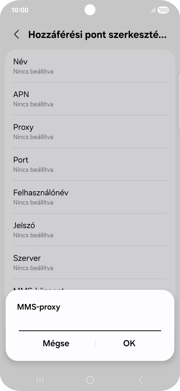 Írd be azt, hogy 80.244.097.002, és válaszd az OK lehetőséget.
