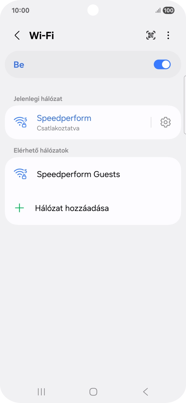 A befejezéshez, és ahhoz, hogy visszatérhess a főképernyőhöz, nyomd meg a főgombot.