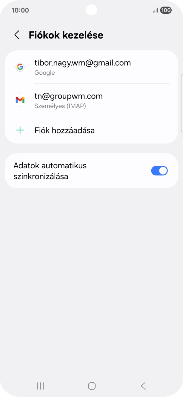 A befejezéshez, és ahhoz, hogy visszatérhess a főképernyőhöz, nyomd meg a főgombot.