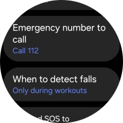 Press Emergency number to call.
