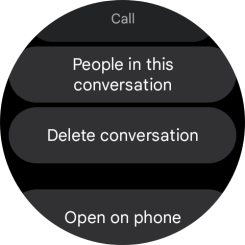 Press Delete conversation.