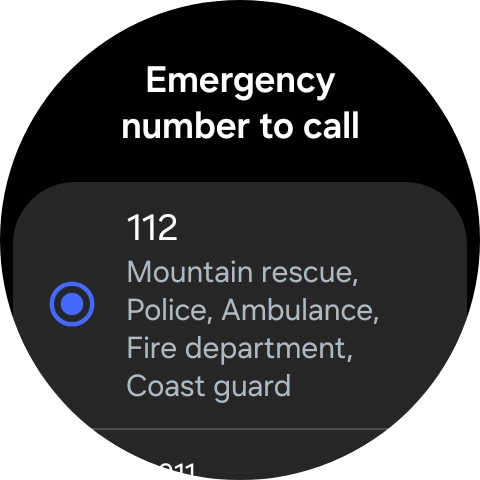 Press the required setting. Press the required setting.