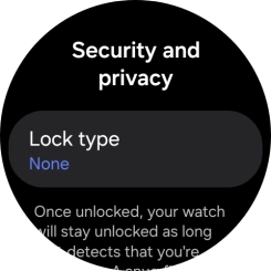 Press Lock type.