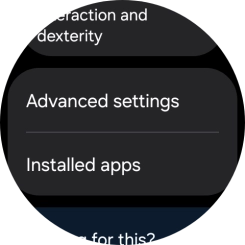 Press Advanced settings and follow the instructions on the screen to select the required settings.