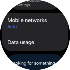 Press Data usage.