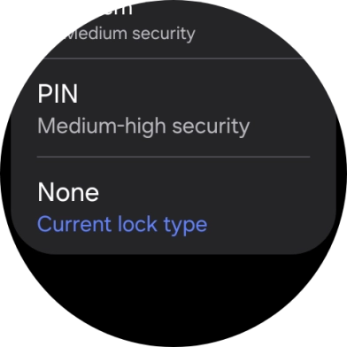 Press None.