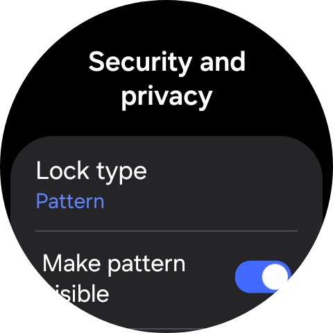 Slide your finger across the screen to connect at least four points and follow the instructions on the screen to create a pattern as lock code.