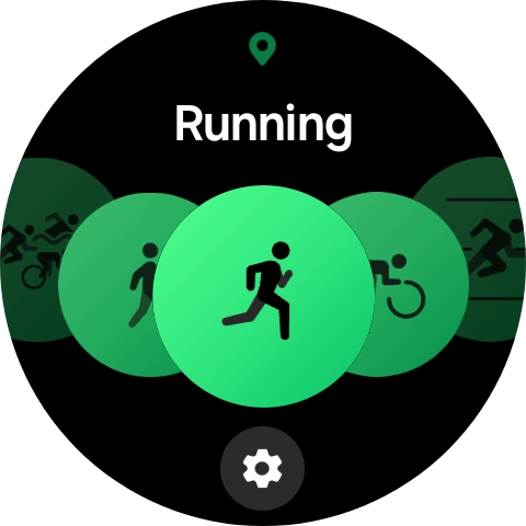 Press the settings icon.
