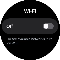 Press the indicator below 'Wi-Fi' to turn on the function.