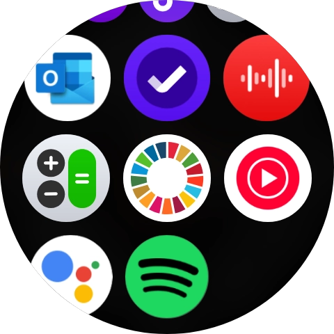 Press the email icon.