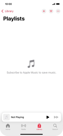 Press the new playlist icon.