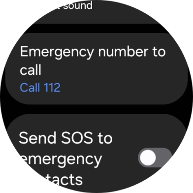 Press Emergency number to call.