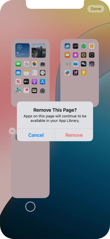 Press Remove. Press Remove.