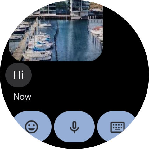 Press the microphone icon.