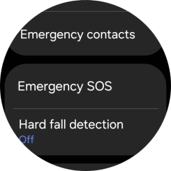 Press Hard fall detection.