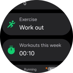 Press Work out.