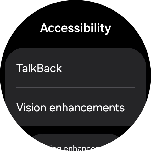 Press TalkBack and follow the instructions on the screen to turn the function on or off.