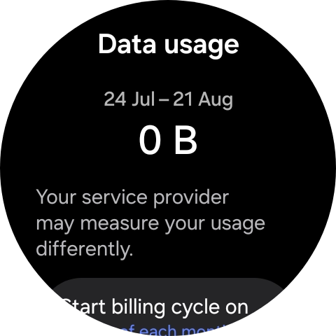 The total data usage is displayed.