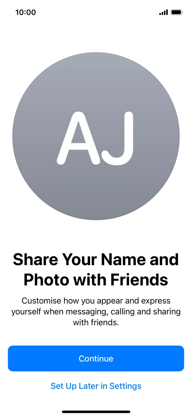 Press Continue. Press Continue.