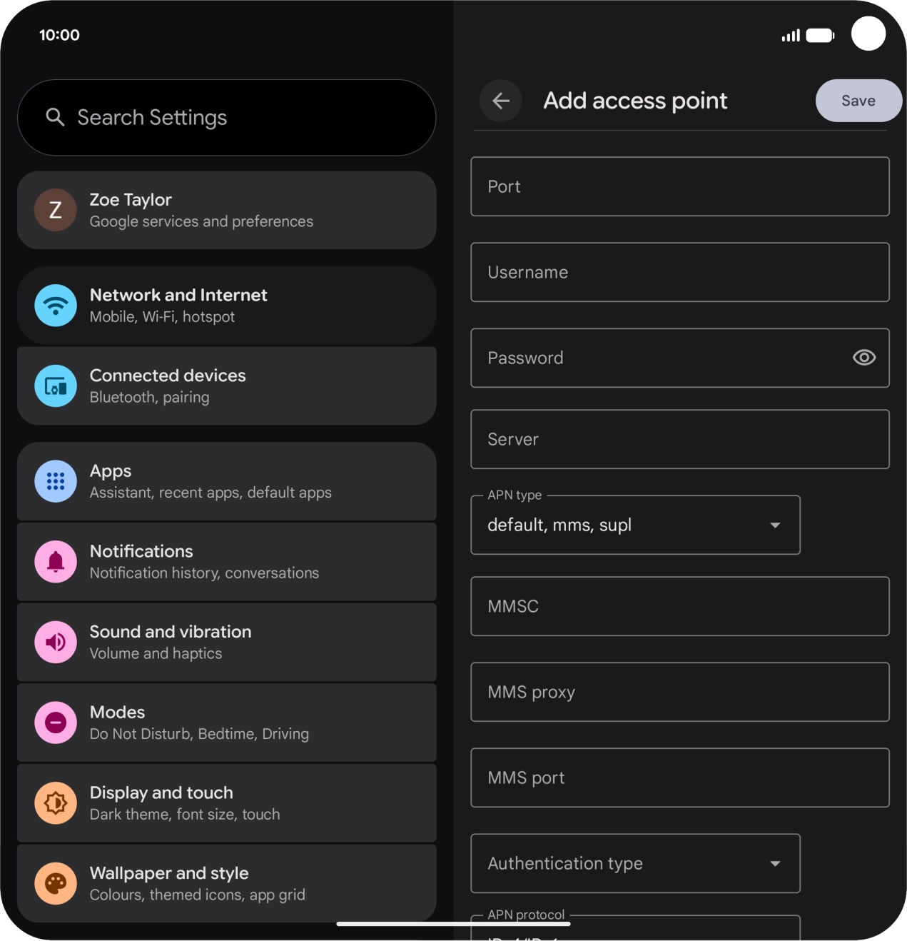 Press the drop down list next to Press the drop down list next to