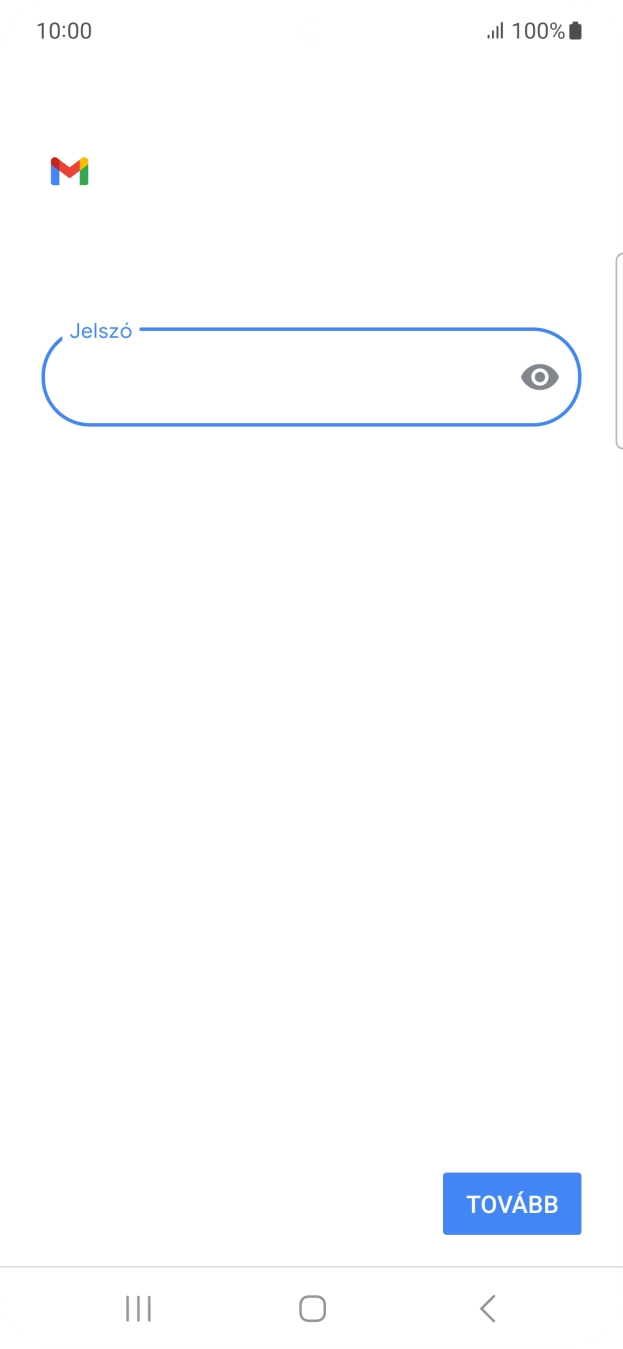 Válaszd a TOVÁBB lehetőséget.