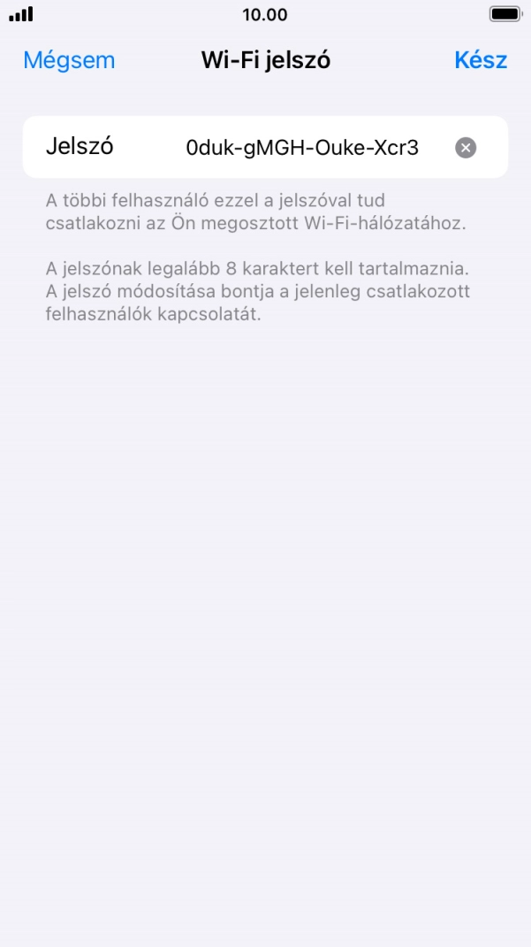 Válaszd a Kész lehetőséget.