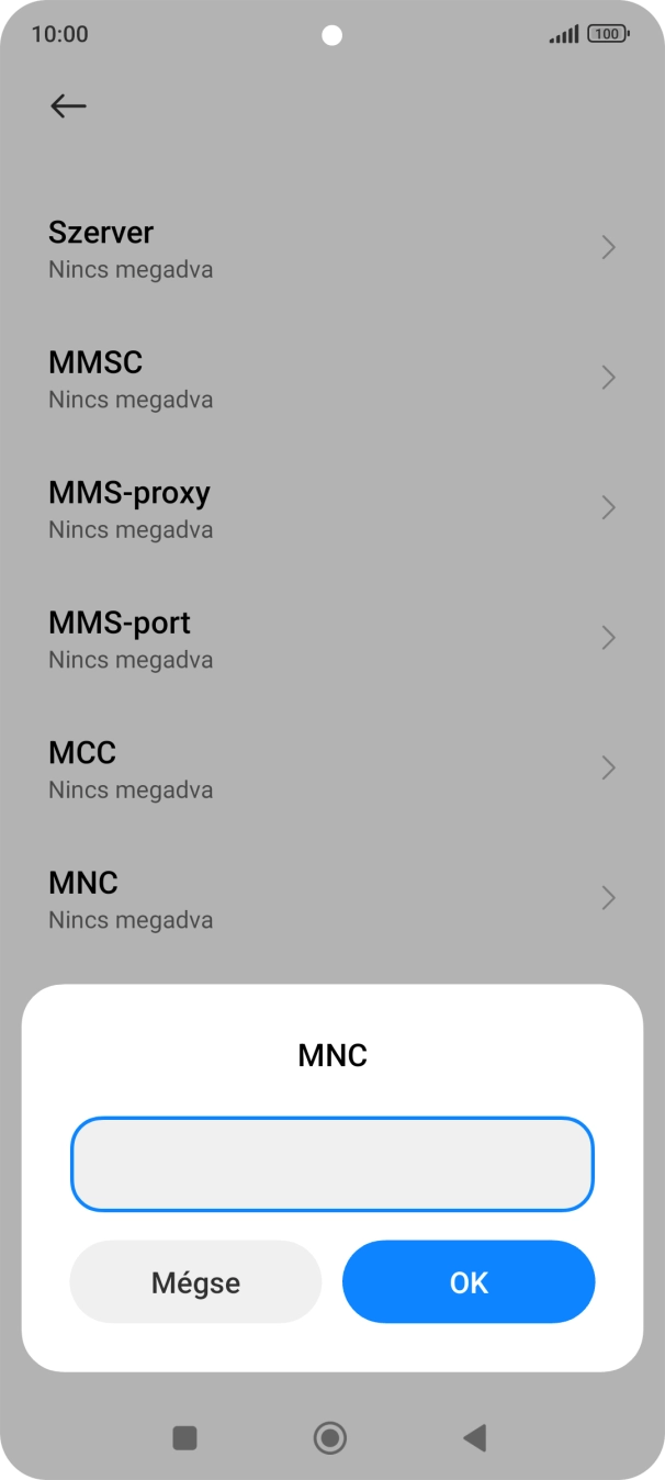 Írd be azt, hogy 70, és válaszd az OK lehetőséget.