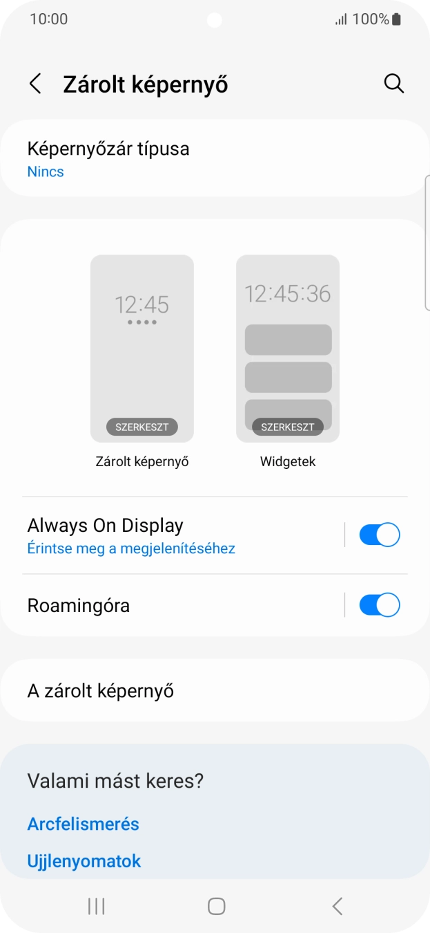 A befejezéshez, és ahhoz, hogy visszatérhess a főképernyőhöz, nyomd meg a főgombot.