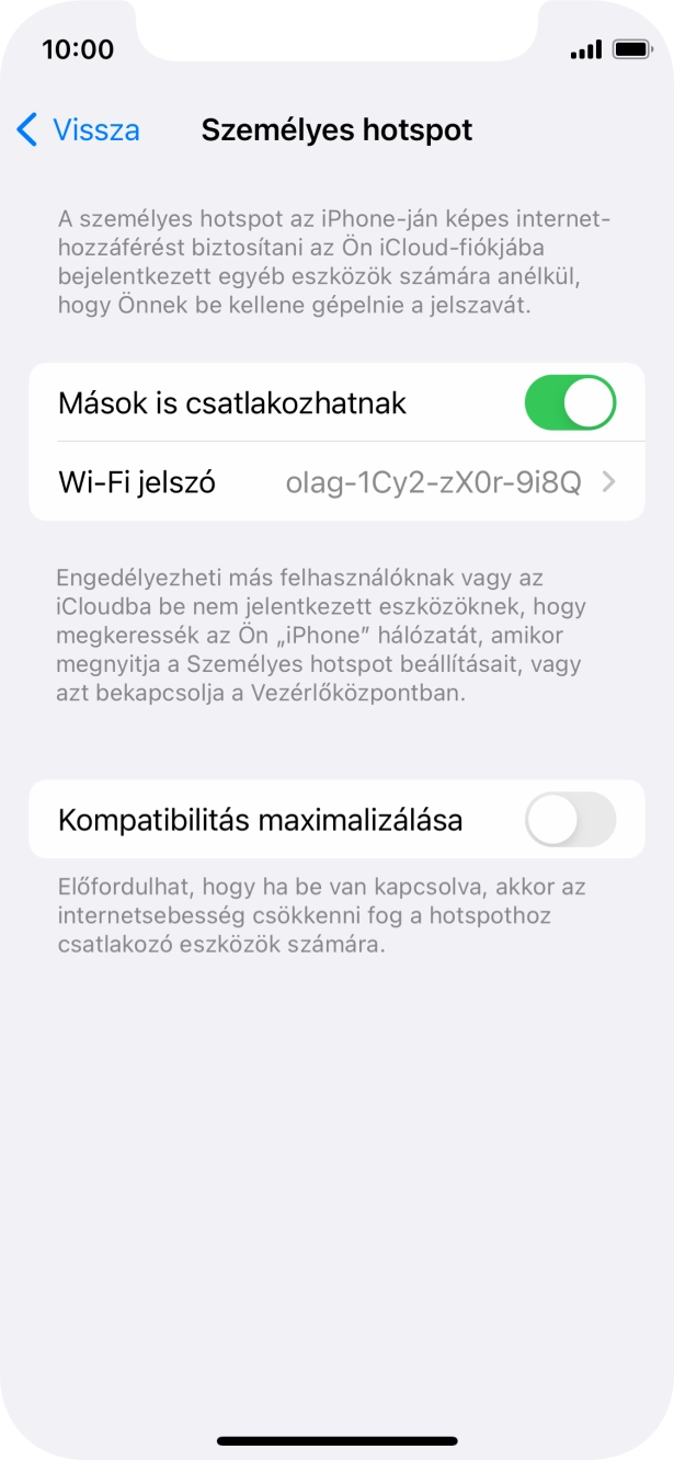 Húzd az ujjad felfelé a kijelző aljáról, hogy visszatérj a kezdőképernyőhöz.