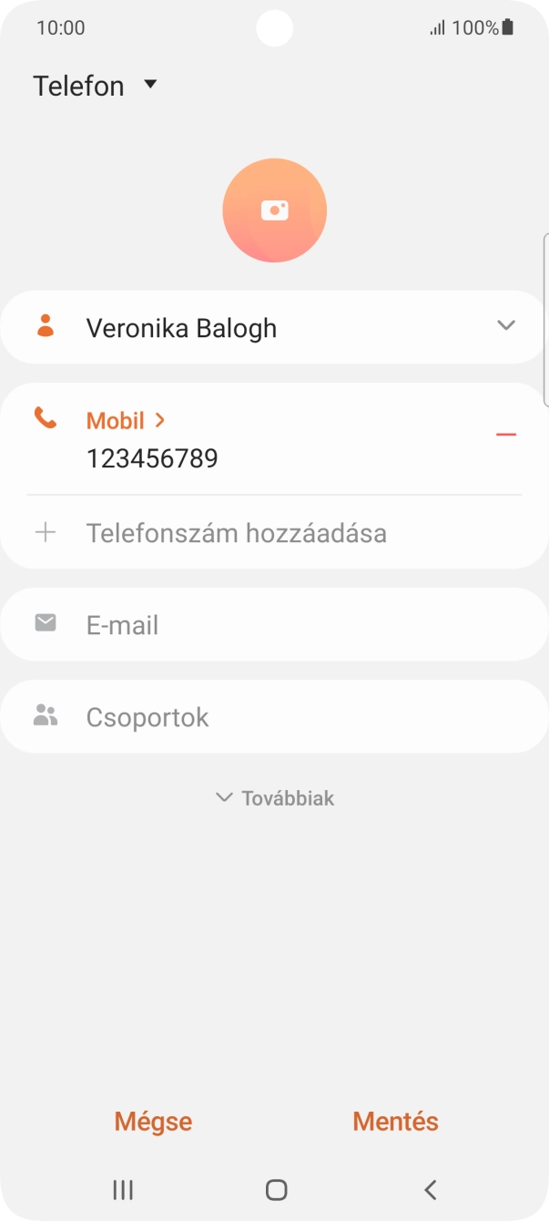 Válaszd a Mentés lehetőséget. Válaszd a Mentés lehetőséget.