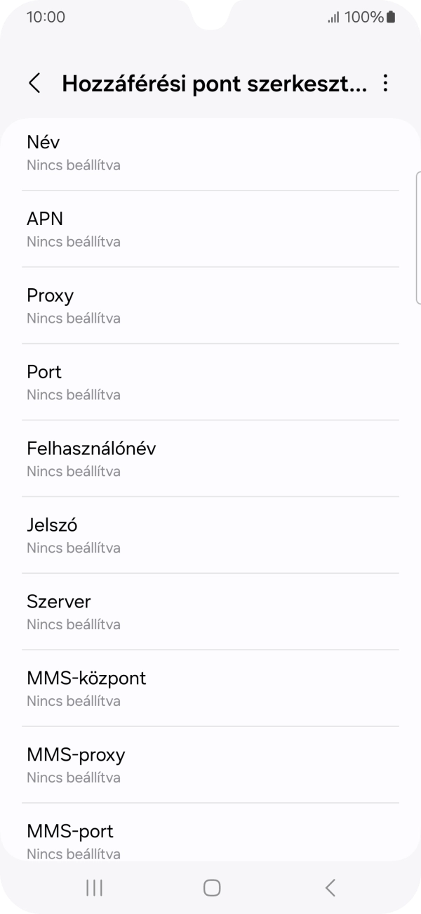 Válaszd a Név lehetőséget.