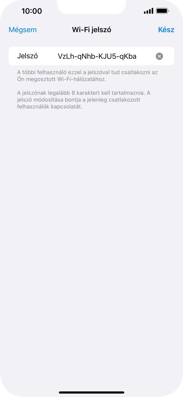 Válaszd a Kész lehetőséget.