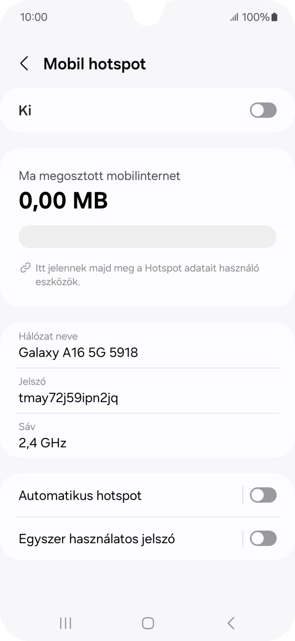 Válaszd a Hálózat neve lehetőséget.
