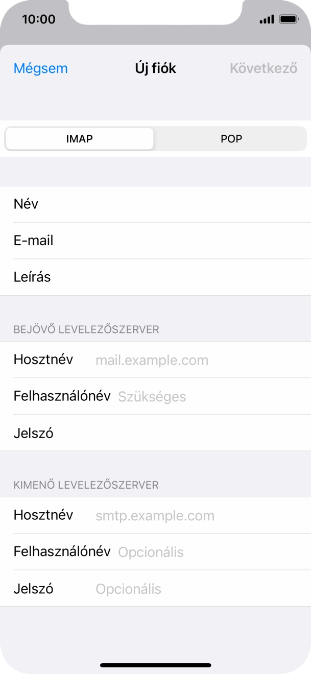 Válaszd a POP lehetőséget.
