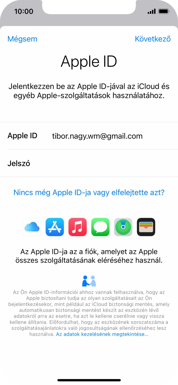 Válaszd a Következő lehetőséget.