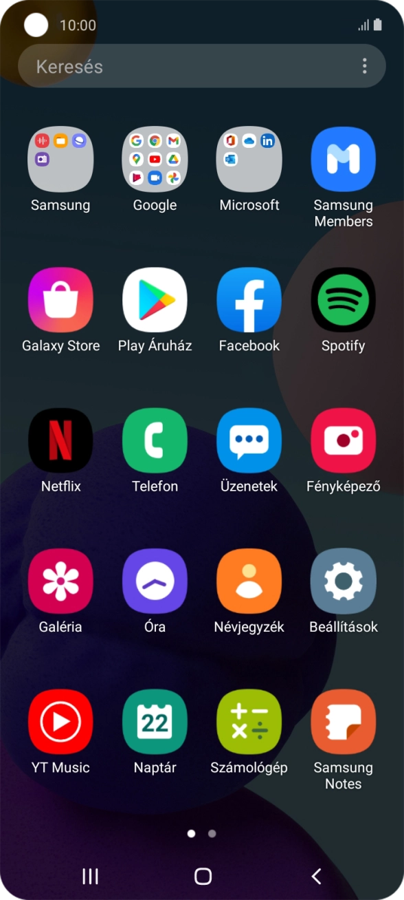 Válaszd a Play Áruház lehetőséget. Válaszd a Play Áruház lehetőséget.