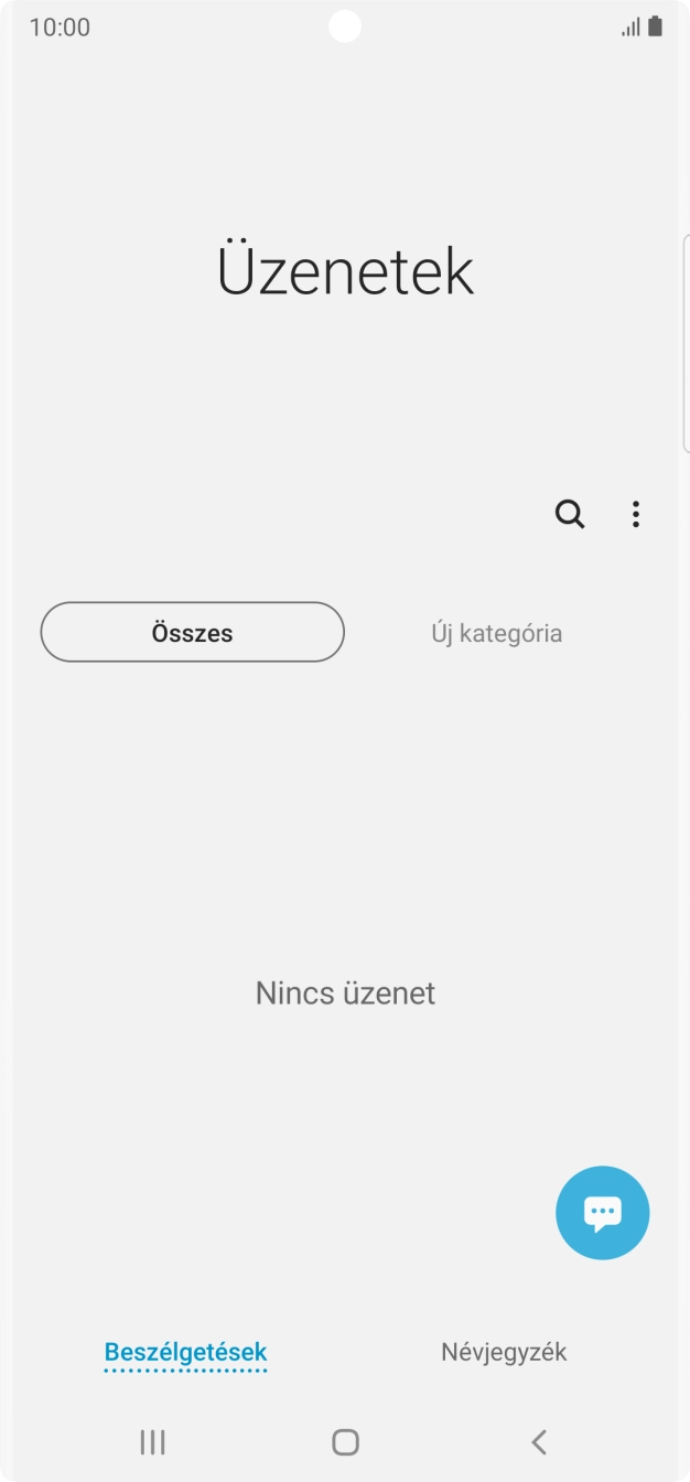 Kattints a menü ikonra.