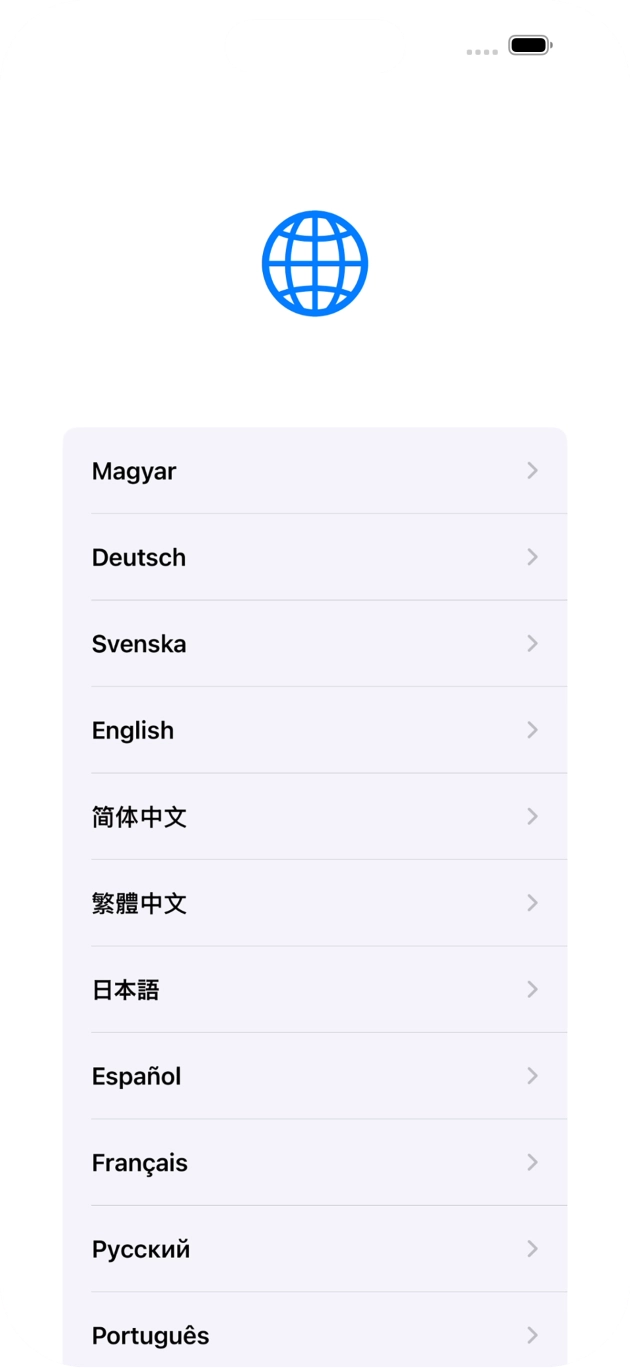 Válaszd ki a kívánt nyelvet. Válaszd ki a kívánt nyelvet.