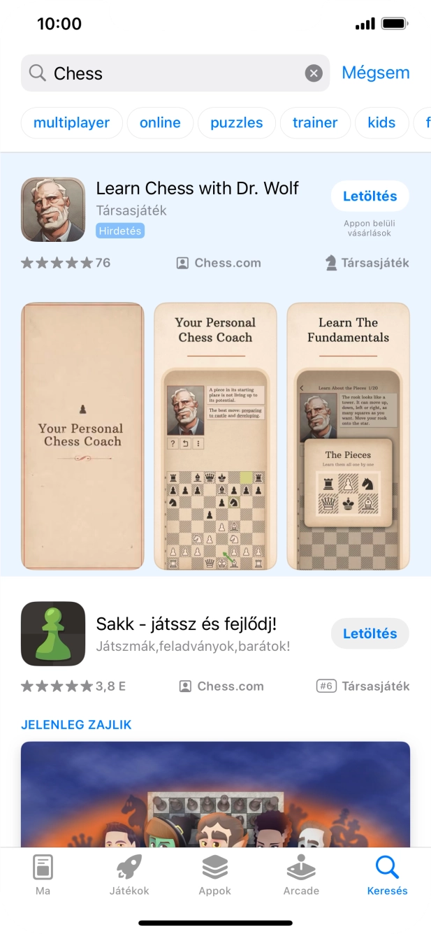 Kattints a kívánt alkalmazásra.