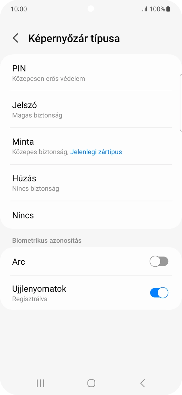 Válaszd a Nincs lehetőséget. Válaszd a Nincs lehetőséget.
