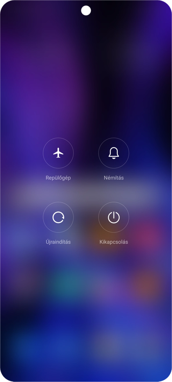 Válaszd a Kikapcsolás lehetőséget.