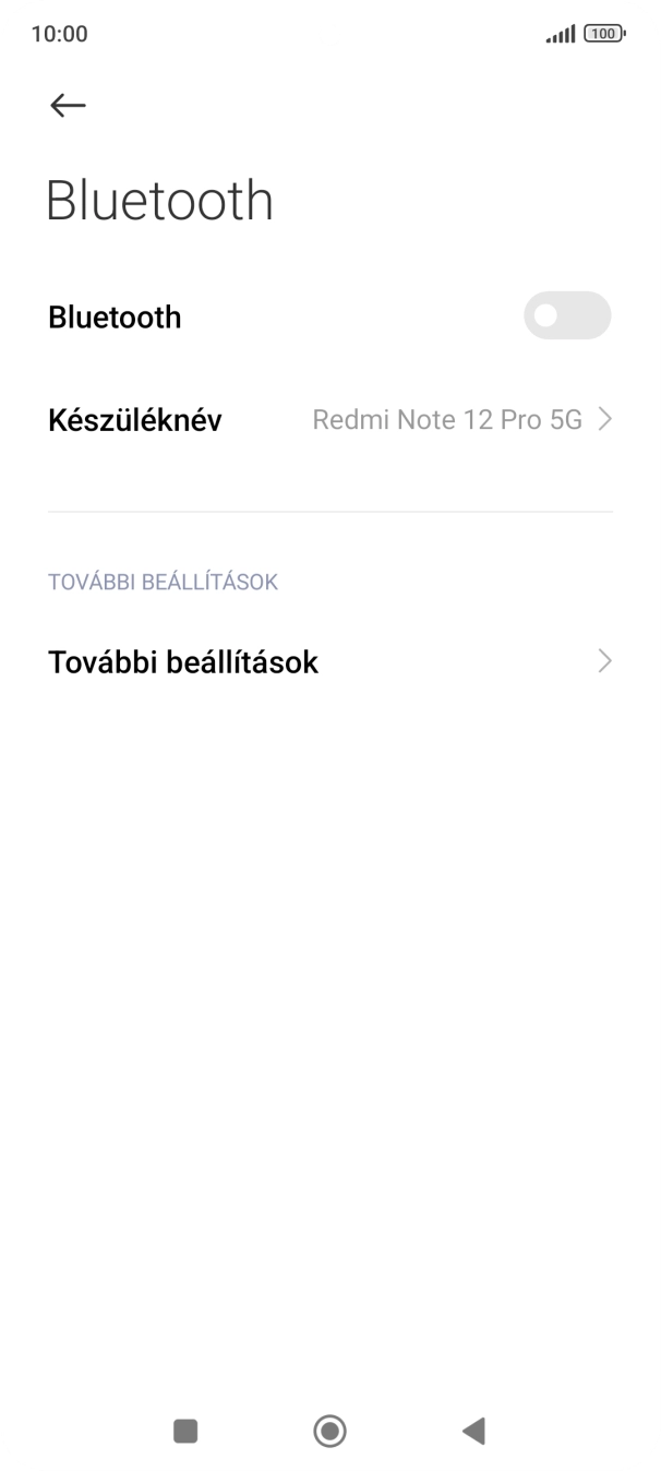 Kattints a csúszkára a funkció bekapcsolásához.