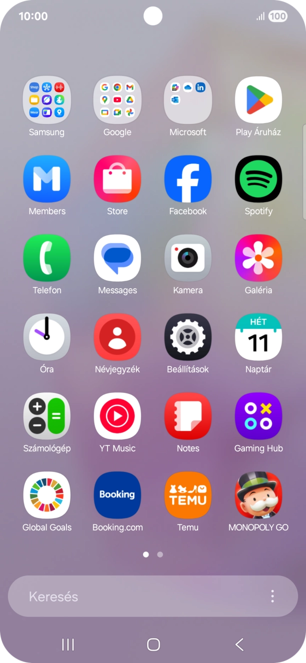 Válaszd a Play Áruház lehetőséget.