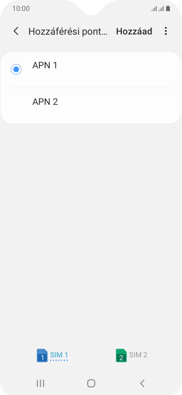A befejezéshez, és ahhoz, hogy visszatérhess a főképernyőhöz, nyomd meg a főgombot.