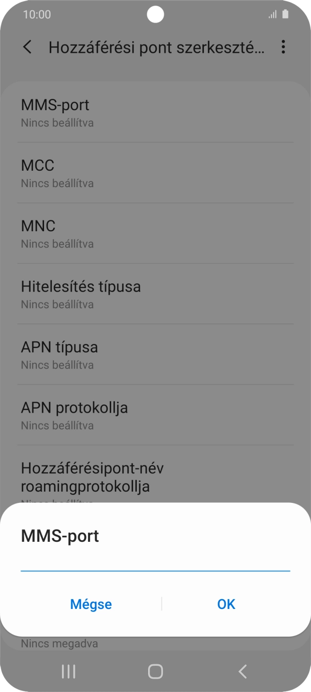 Írd be azt, hogy 8080, és válaszd az OK lehetőséget.