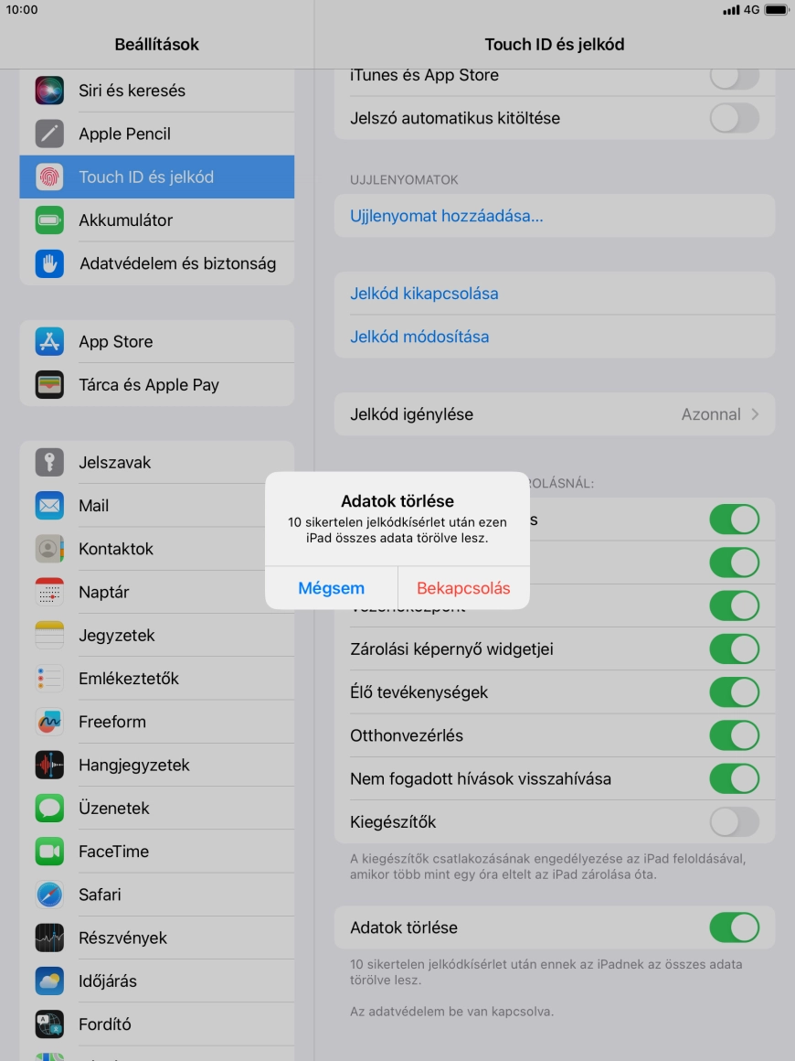 Ha bekapcsolod a funkciót, válaszd az Engedélyezés lehetőséget. Ha bekapcsolod a funkciót, válaszd az Engedélyezés lehetőséget.